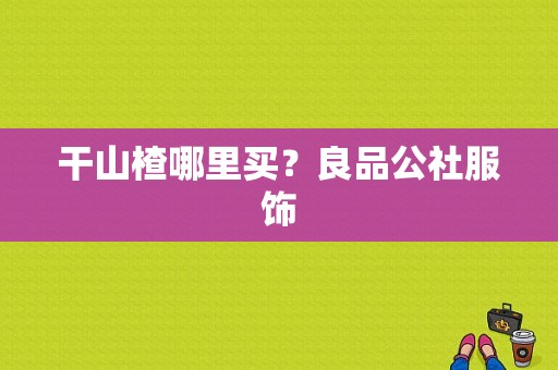 干山楂哪里买？良品公社服饰-图1