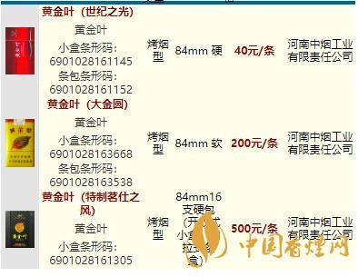 tyf金叶子价格(金叶子烟)-图2 tyf金叶子价格(金叶子烟)-图2