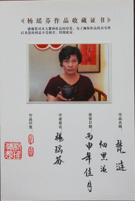 杨瑶芬紫砂壶价格(杨瑶琴是谁的女儿)-图3 杨瑶芬紫砂壶价格(杨瑶琴是谁的女儿)-图3