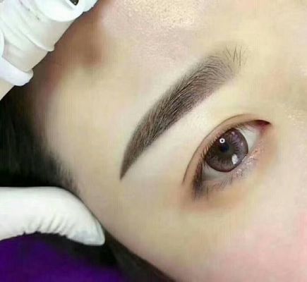 点彩眉的价格（点彩眉10天的图片）