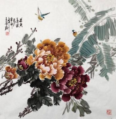 王芳牡丹价格（牡丹王画家王芳）
