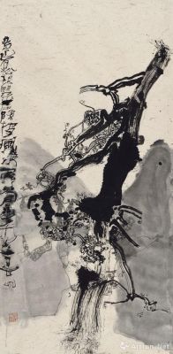 石虎作品价格（石虎画作多少钱一尺）