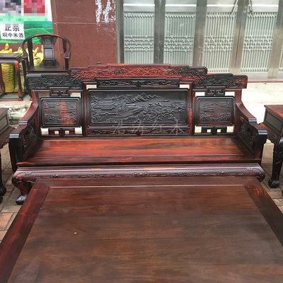 老挝红酸枝十件套价格(老挝红酸枝多少钱一立方)-图3 老挝红酸枝十件套价格(老挝红酸枝多少钱一立方)-图3