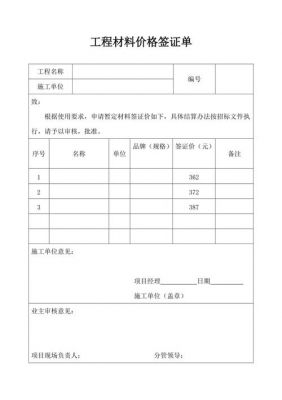 价格签证单(签证报价单)-图2 价格签证单(签证报价单)-图2