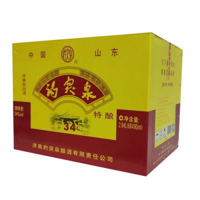 白趵泉酒价格（白趵泉价格表52°）