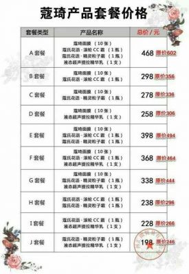 寇琦价格表（蔻琦护肤品效果怎么样）