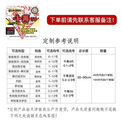 千寿鱼钩价格(千寿钓线官方旗舰店)-图3 千寿鱼钩价格(千寿钓线官方旗舰店)-图3