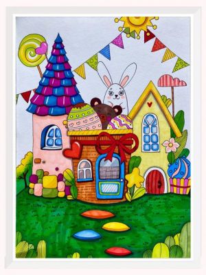 牵珑球价格(鞋子小屋儿童画)-图1 牵珑球价格(鞋子小屋儿童画)-图1