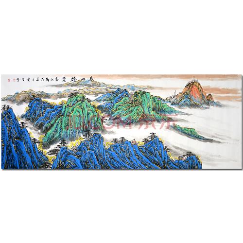 朱安生价格（画家朱安生青绿山水画价格）