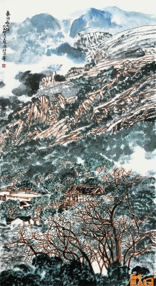 王梦湖山水画价格(王梦湖的画值多少钱)-图2 王梦湖山水画价格(王梦湖的画值多少钱)-图2