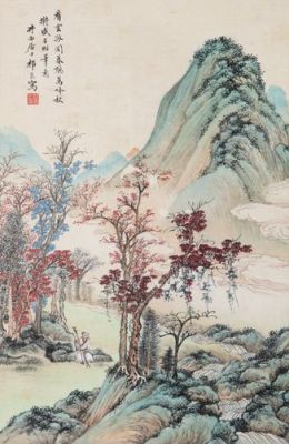 祁昆画价格（祁昆山水画欣赏）