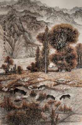 画家王锋价格(王峰画家的一花多少钱)-图1 画家王锋价格(王峰画家的一花多少钱)-图1