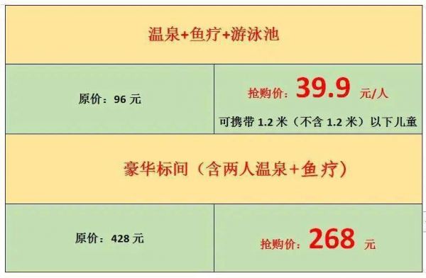 枫香温泉门票价格（枫香温泉门票多少钱）