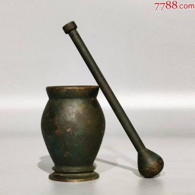 铜药碾价格（铜捣药罐图片及价格）